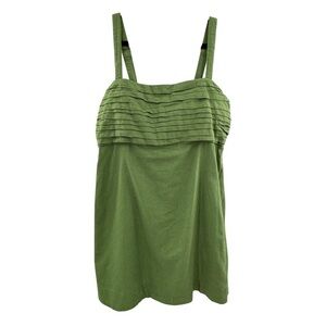 Abercrombie and Fitch Green Pleated Romper